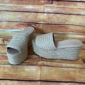 Prettylittlething espadrille platforms